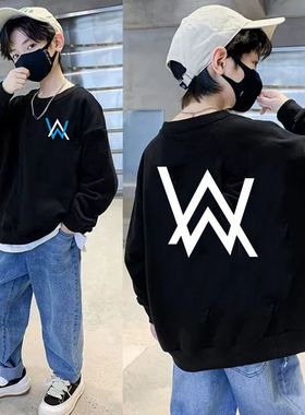 嘉豪儿童同款战衣艾伦沃克外套男童套衫Alan Walker儿童卫衣夹克