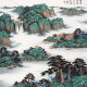 国画曲胜利新款 上市优质原画祥瑞晟腾江山永固客厅装 饰画卧室挂画