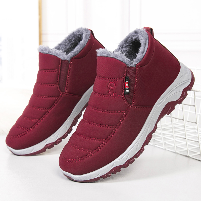 加绒耐磨休闲保暖防滑女款红色