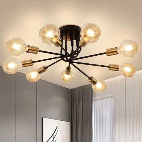 跨境灯具创意多光源灯室内天花板灯亚马逊Ceiling lamp枝形吸顶灯