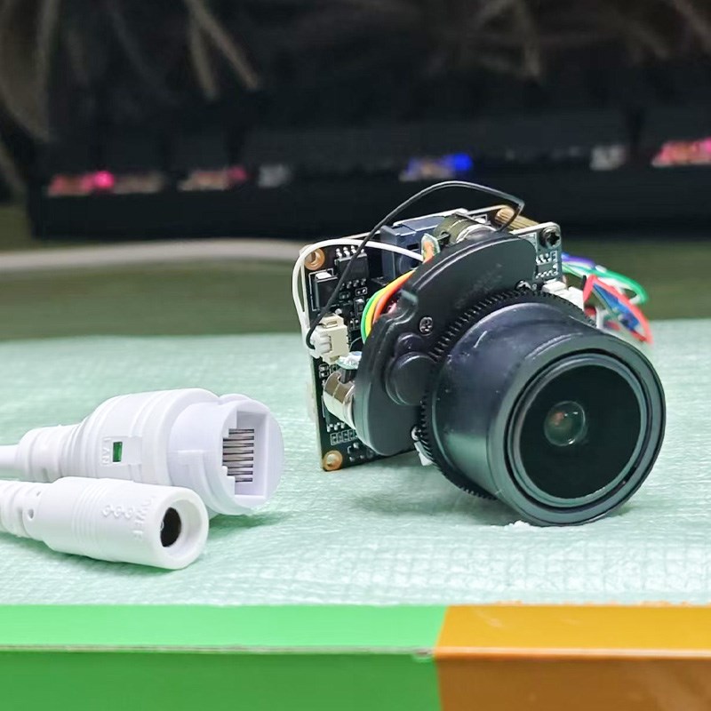 500万自动变焦摄像头模组超高清一体机室内网络POE五倍监控器机芯