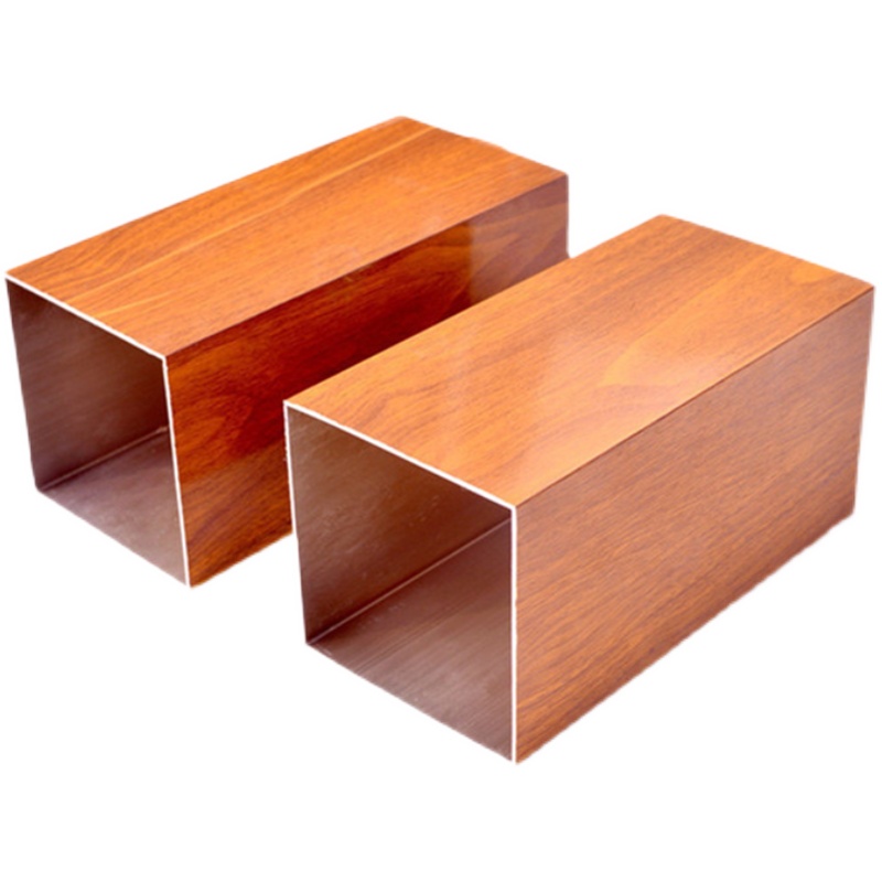 铝合金方管160x120x100x80x60x50x40木纹隔断型材铝合金扁管铝管