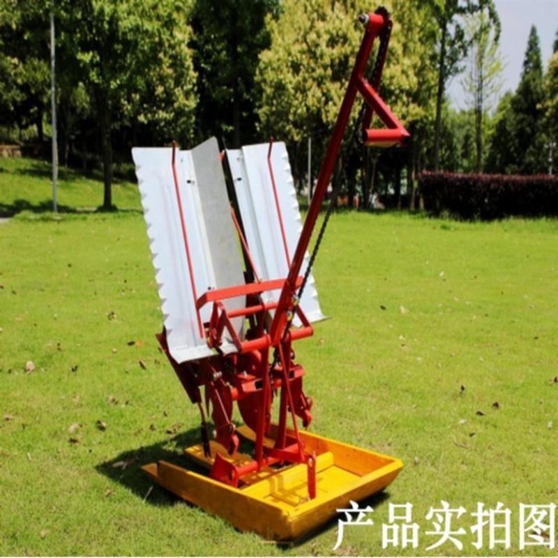两行水稻插秧机插禾机农用机械小型手摇式插秧机栽秧机秧苗耕种机