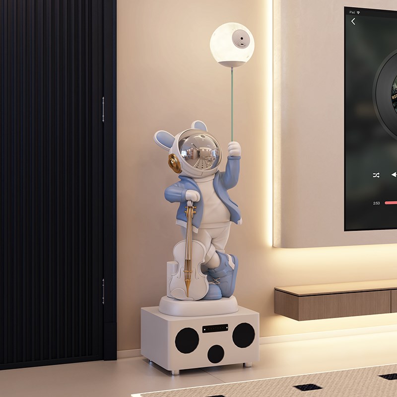 2代新款太空人宇航员落地摆件客厅电视柜旁轻奢风大摆件装饰品