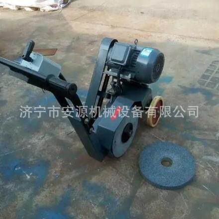 手推式钢板翻新除锈机 钢板焊缝打磨机 多功能砂带打磨机