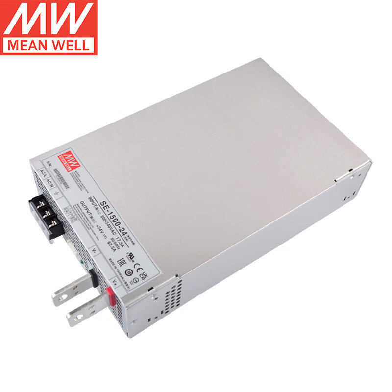 明纬(MEANWELL)SE-1500-24明纬电源1500W大功率开关电源24V6