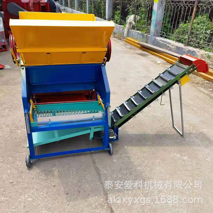 自动装袋花生脱果机家用农用