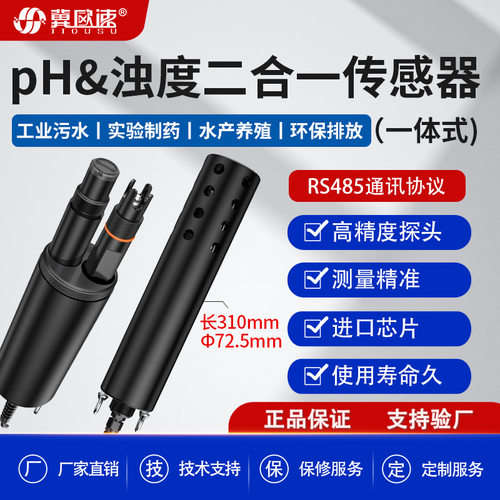 一体式PH＆ORP二合一多参数水质监测仪PHEC浊度DO氨氮多参数可选
