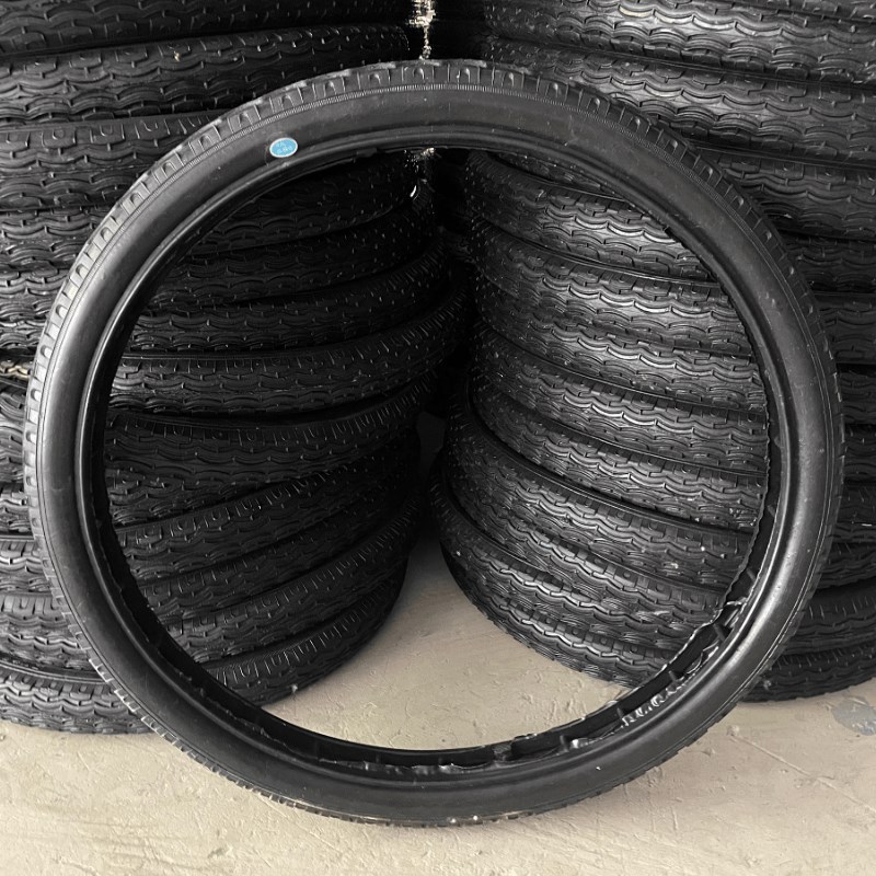 26寸斗车实心胎板车轮胎免充气三轮车胎架子车翻斗车手推车内外胎