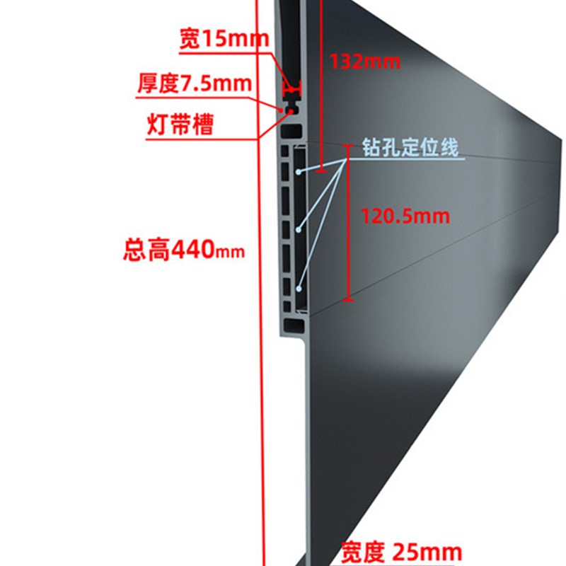 无缝侧装铝槽免预埋免喷漆侧挂玻璃扶手别墅大气楼梯室内无框玻璃