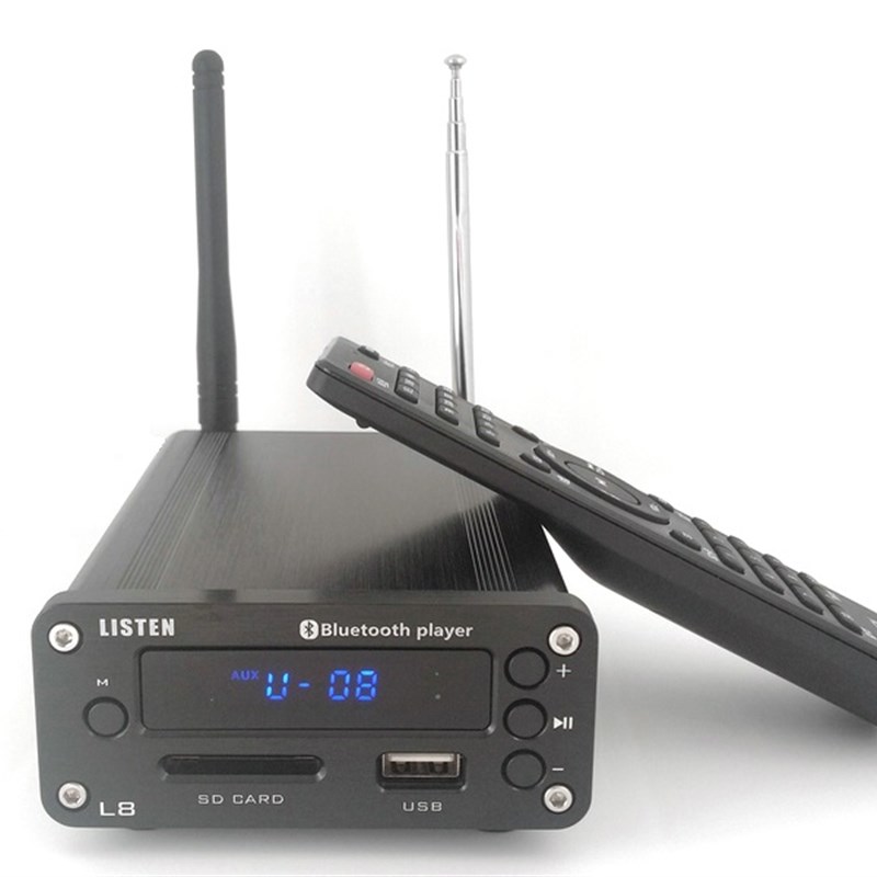 雷声L8蓝牙无损100W功放带遥控耳放音源支持移动硬盘播放