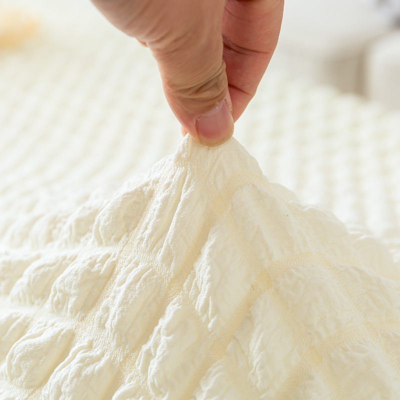 泡泡纱布桌套罩长方形家用酒店固定防滑四季全包围蕾丝裙摆茶几布