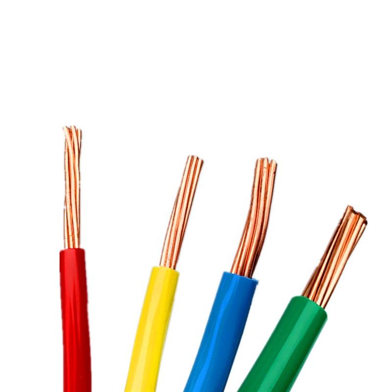 包邮国标BV10平方铜芯线7芯1*10黄绿双色接地单芯铜线硬电线电缆