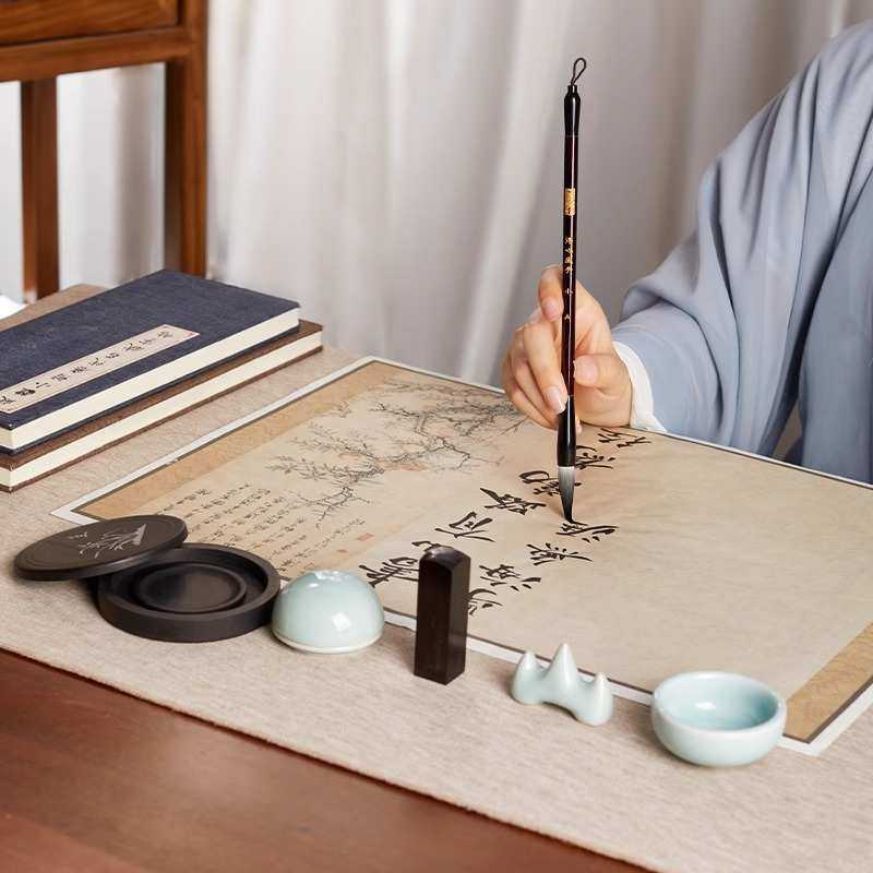 六品堂锦盒未来可期文房四宝套装小学生初学笔墨纸砚兼毫毛笔套装,3C数码配件,USB灯,淘宝优惠券,粉丝福利购,淘宝优惠卷