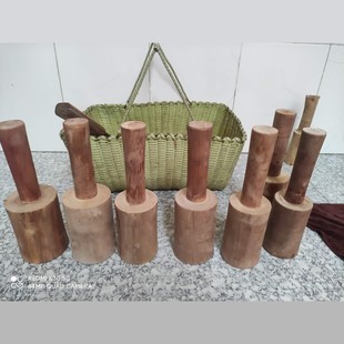 捣敲刀背厨房用鱼砍破鸡木锤敲锤辣椒一体硬木擂锤鸭骨头敲肉锤砍