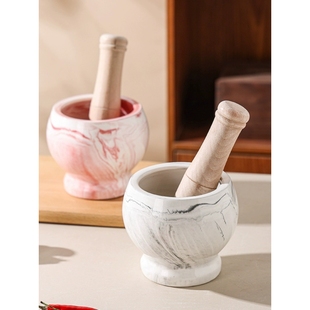 厨房压蒜器家用捣蒜器陶瓷蒜臼子研磨器捣碎盅捣药罐蒜缸辅食研磨