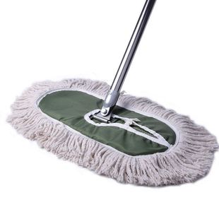 家用尘推大拖把加厚纯棉线商用排拖平板托把酒店物业旋转地拖托帕