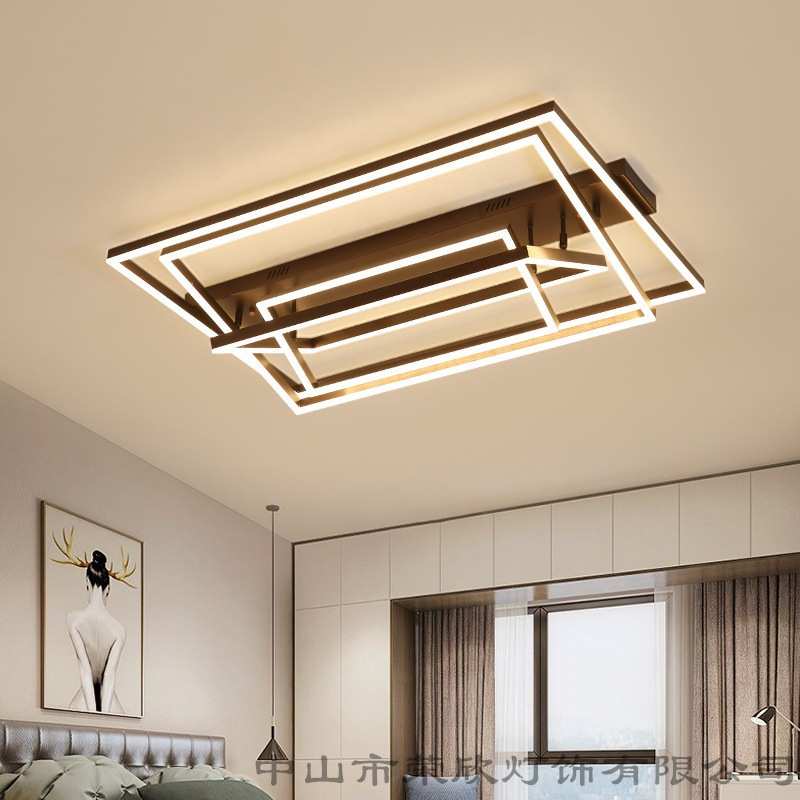 新款客厅灯多层方形灯具家具吸顶灯现代简约餐厅书房卧室灯具灯饰