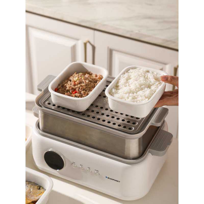 陶瓷烤盘蒸锅专用碗蒸盘烤箱沥油盘芝士焗饭盘微波炉白色盘子厂家