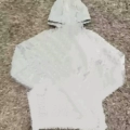 Cream White-Off-White Patchwork Top