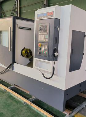 FCK50铣复合数控斜车8工位刀塔数控斜车伺服电机高端耐用机床源头