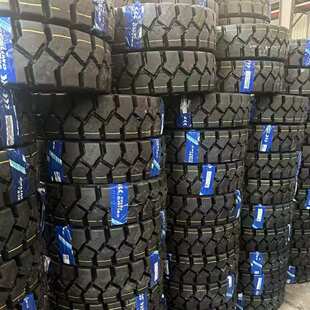 半实心650-10叉车充气轮胎28X9-15加强型700-12千里马825-15