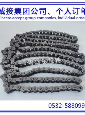 DBC东宝防锈滚子100-1 120-2 140-3板式直板链条工业流水线链条