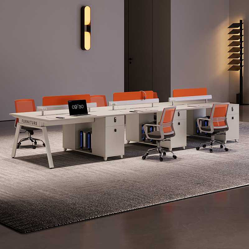 职员办公桌椅组合简约现代员工卡座 多工人位屏风电脑办公桌,3C数码配件,USB灯,淘宝优惠券,粉丝福利购,淘宝优惠卷