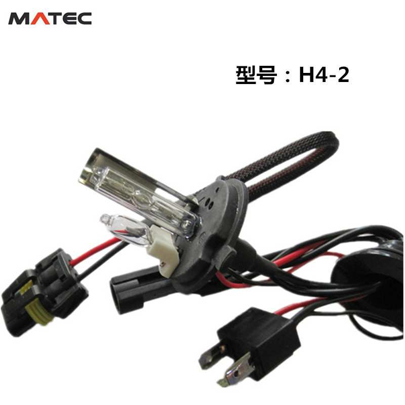 HID氙气灯套装 汽车氙气大灯 DC直流 12V车头灯 H4-2双灯远氙近卤