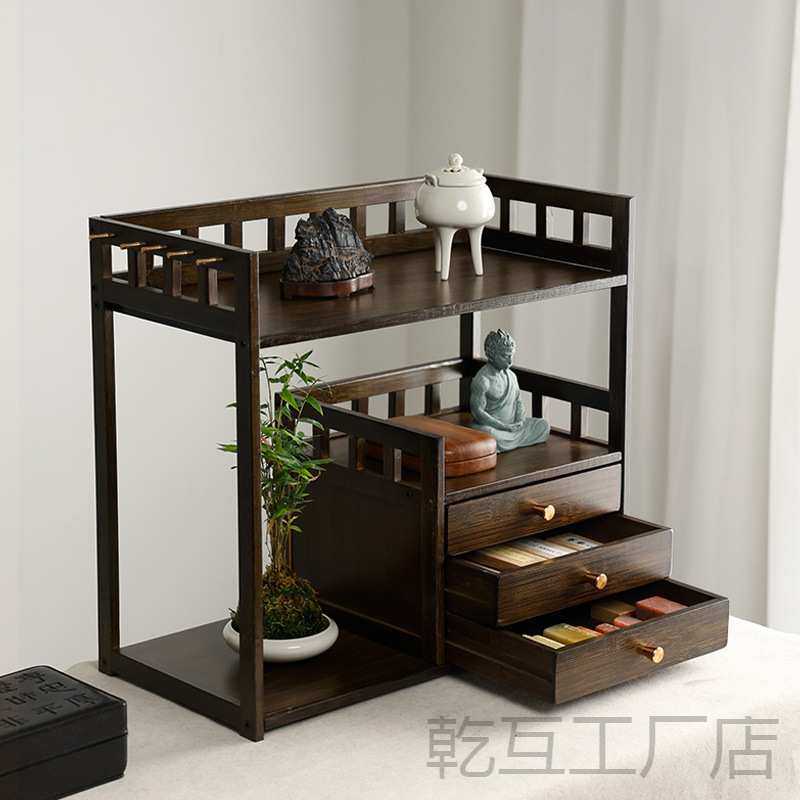 中式楠竹多层博古架 收纳复古毛笔挂 文房四宝桌面储物架子置物架,3C数码配件,USB灯,淘宝优惠券,粉丝福利购,淘宝优惠卷