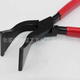 弯头宽嘴铁板钳45度钣金折弯工具钳外贸重型折板钳10寸小头铁板钳
