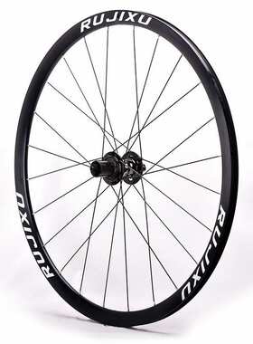 瓜车700C锐杰逊框高30mm铝合金5轴承桶轴快拆公路车碟刹轮组六爪