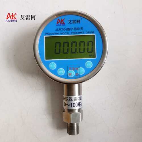 数字标准表ALKC504压力表5位液晶数显油压水压电子表0~100Mpa