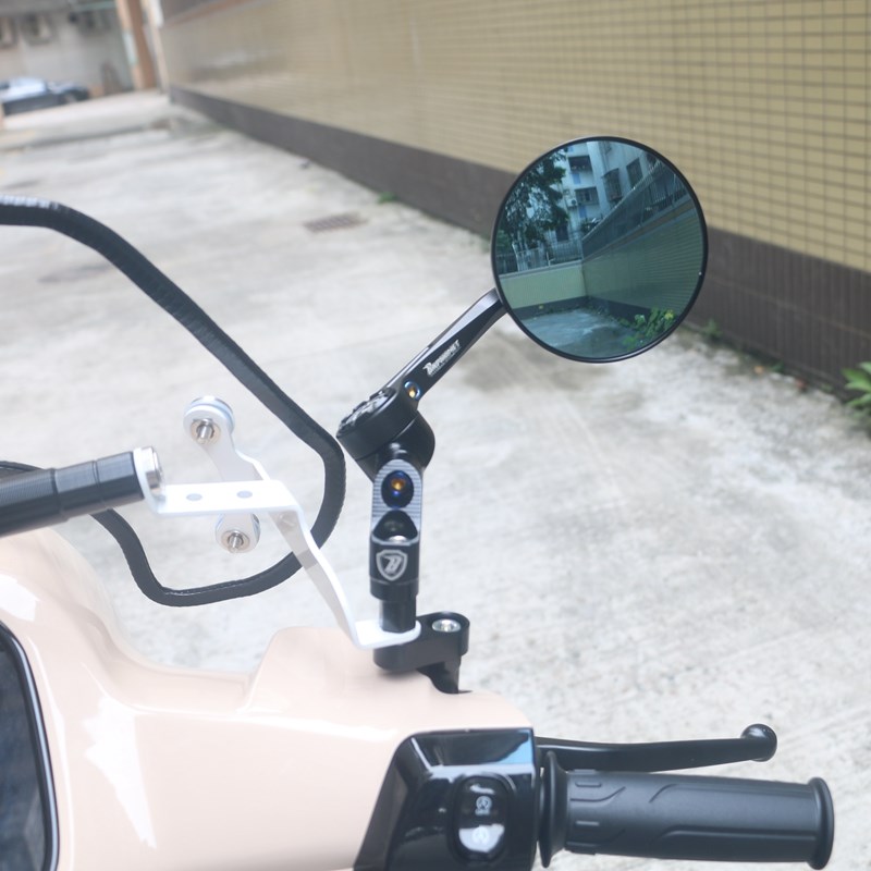 适用本田NS150LA/125LA改装巴风特后视镜 巧格i F125铝合金反光镜