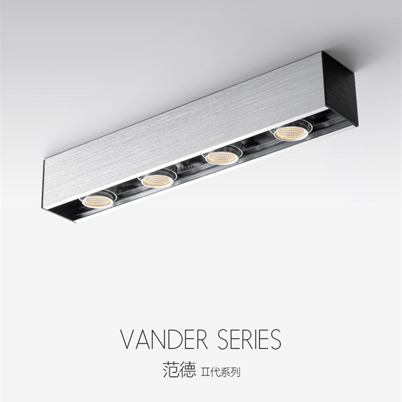 Led灯带表面安装大胆聚光灯表面安装筒灯客厅多头无主灯餐厅全光