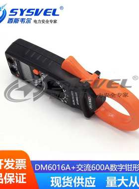 胜利DM6016A+交流600A数字钳形万用表 带测电容/温度功能 多用表