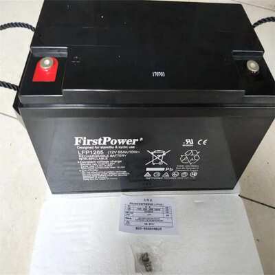 FirstPower一电蓄电池LFP1255监控 信号灯 12V55AH 光伏发电