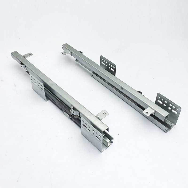 拉篮轨道橱柜碗篮阻尼导轨轨道碗柜蓝滑轨抽屉厨房厨柜抽屉滑道