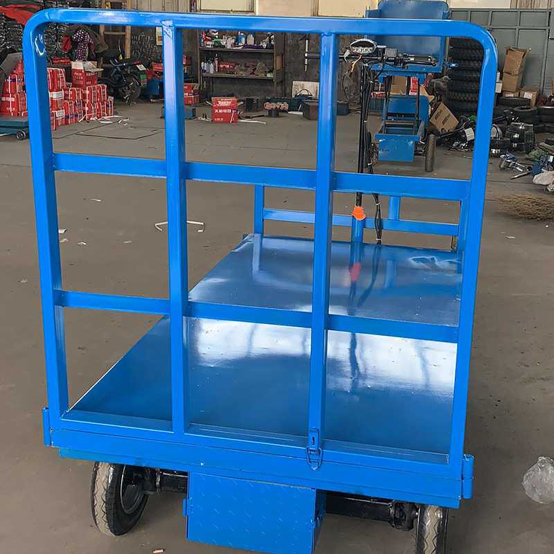 电动工具推车站架 充电式四轮平板搬运车 倒骑驴拉货升降平板车