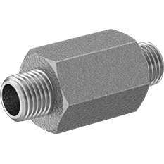 Female NPT 114P217 外丝 耐中压316不锈钢六角直通式