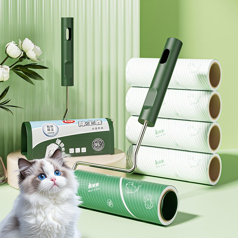 美丽雅新升级香茅除螨除菌粘毛器除尘粘狗毛猫毛宠物粘毛滚