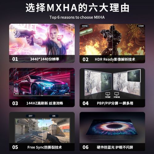 34英寸21:9宽屏办公电脑显示器4k144Hz带鱼屏曲面专业炒股分屏 5K