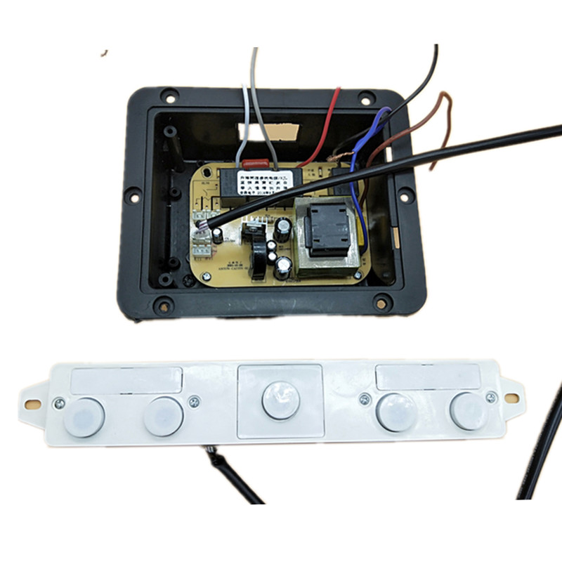 吸抽油烟机配件五键触摸感应双电机自动升降开关控制板主板彩音