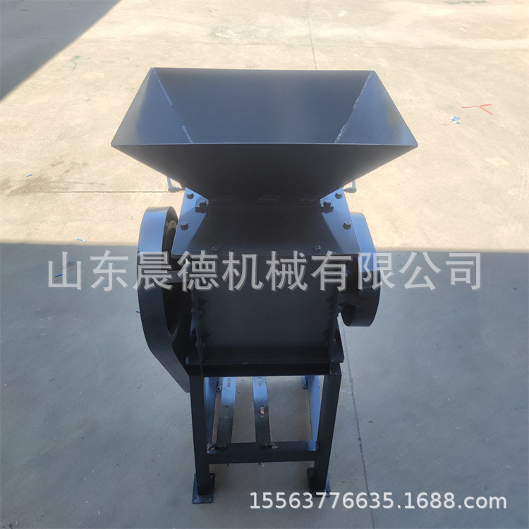 家用小型黄豆麦片挤扁机 拉丝对辊豆扁多功能玉米高粱粉碎设备