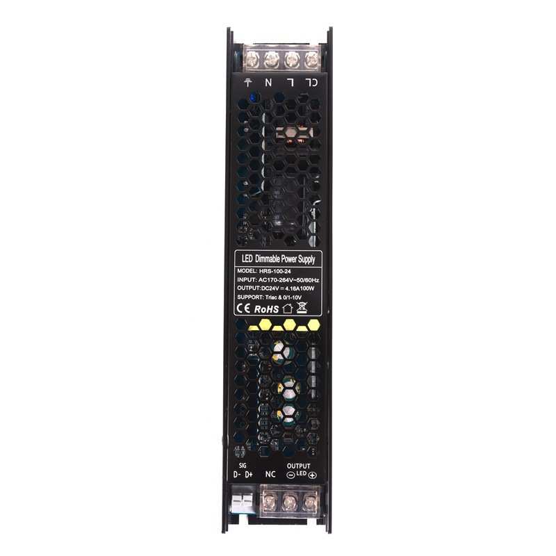 DALI调光电源24V100W恒压LDE灯带室内不防水恒压调光变压器