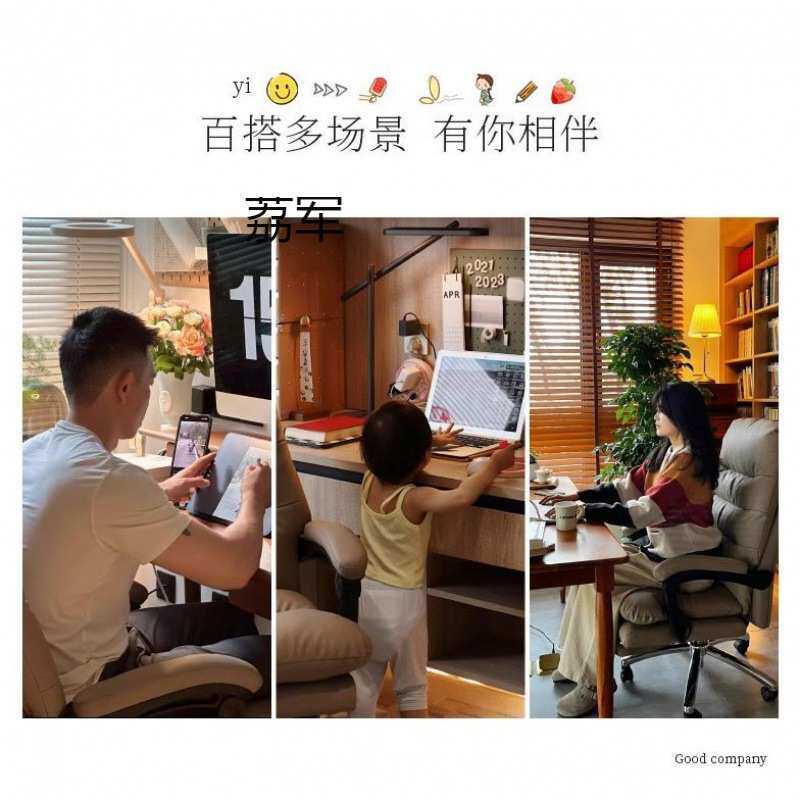LJ电脑椅子舒服久坐休闲沙发椅办公椅家用靠背可躺书房书桌椅老板