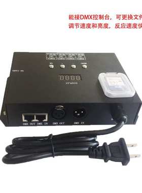 Artnet控制器H806SA四路全彩幻彩可编程DMX512灯条酒吧KTV控制器