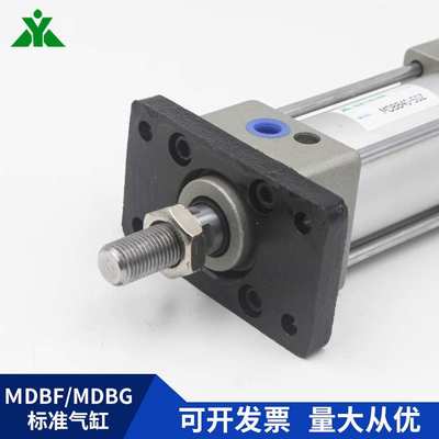 SMC型MBF40/MDBF40-50-75-100-125-150-175-200-300Z带法兰板气缸