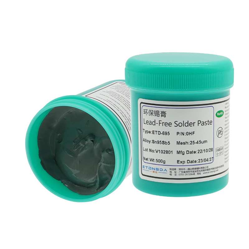 无铅高温锡膏Sn90Sb10高温焊锡膏Sn95Sb5熔点250℃半导体环保锡膏