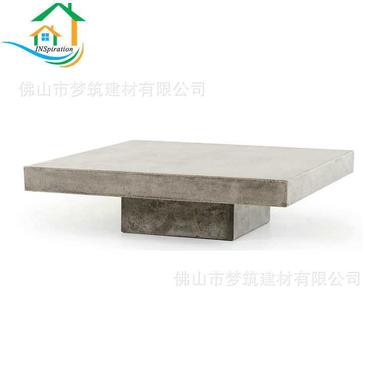 户外公园的清水混凝土水泥悠闲座椅 GRC清水泥家具景观单人沙发凳